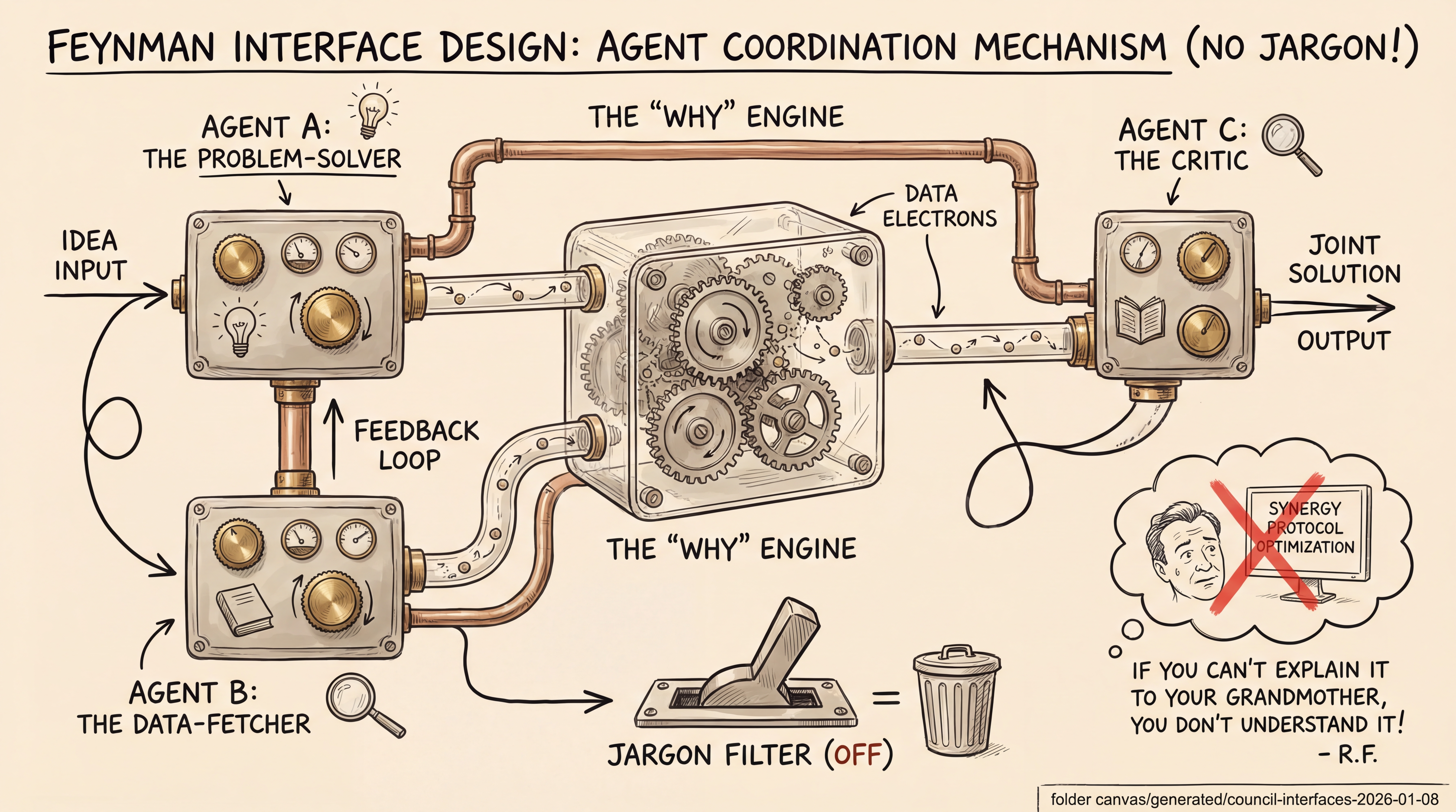 Feynman Agent Coordination Engine