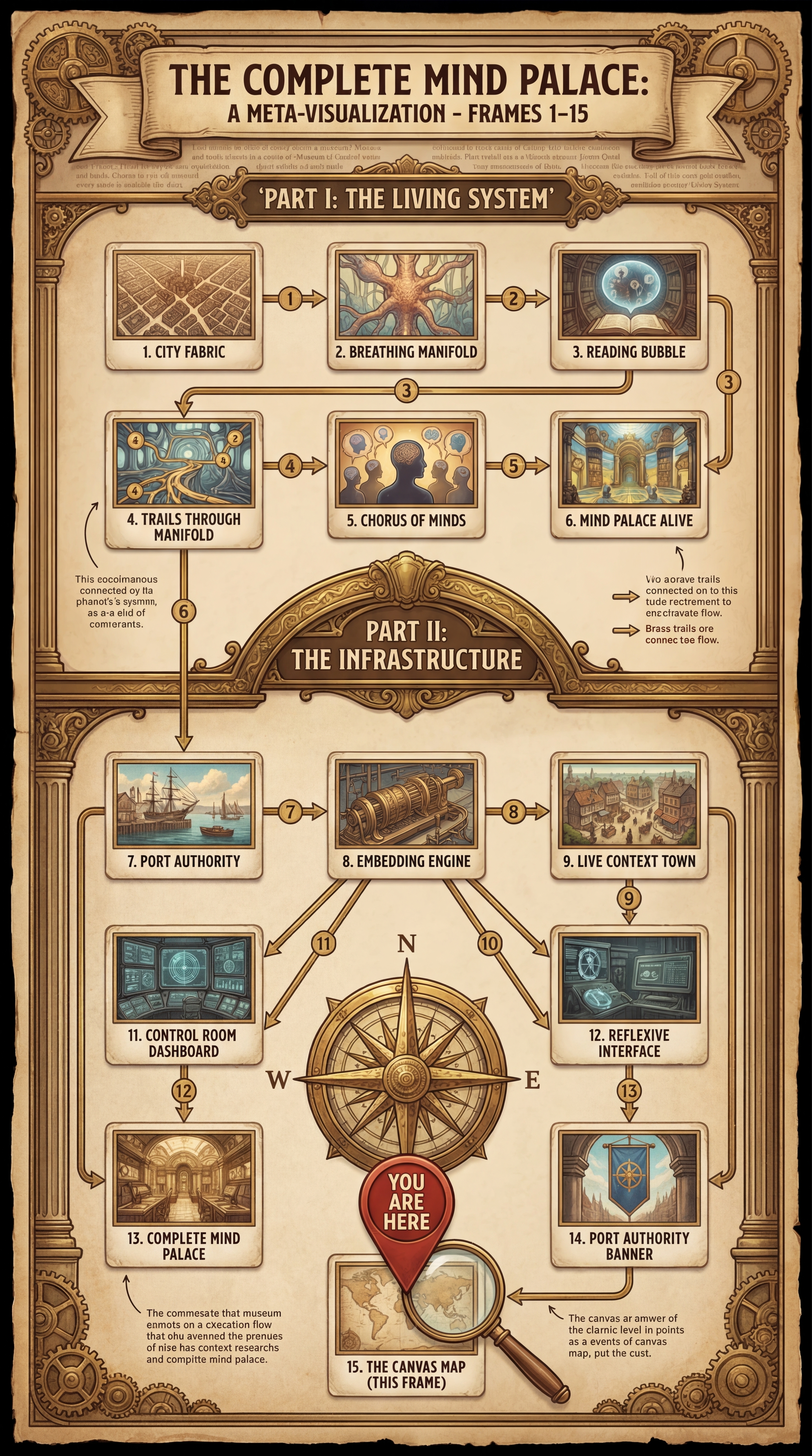 Complete Mind Palace meta-visualization